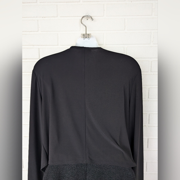 NWOT Ralph Lauren Elegant Black Women's Open Jersey Sweater - Picture 3 of 4